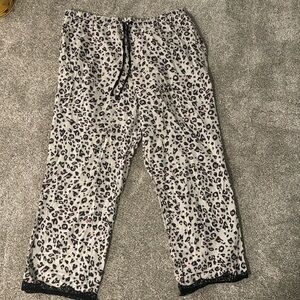 Victoria Secret Size Large Cheetah Print Pajama Pants